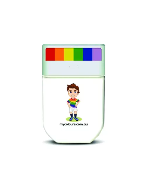 My Colours - Rainbow Mardi Gras face paint