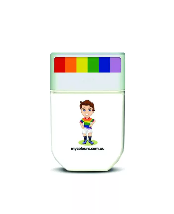 My Colours - Rainbow Mardi Gras face paint